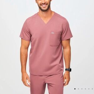 FIGS Scrub Top MAUVE